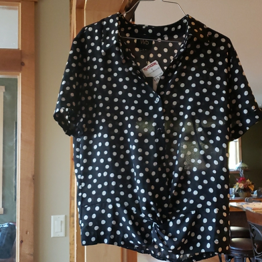 Polka Dot Blouse